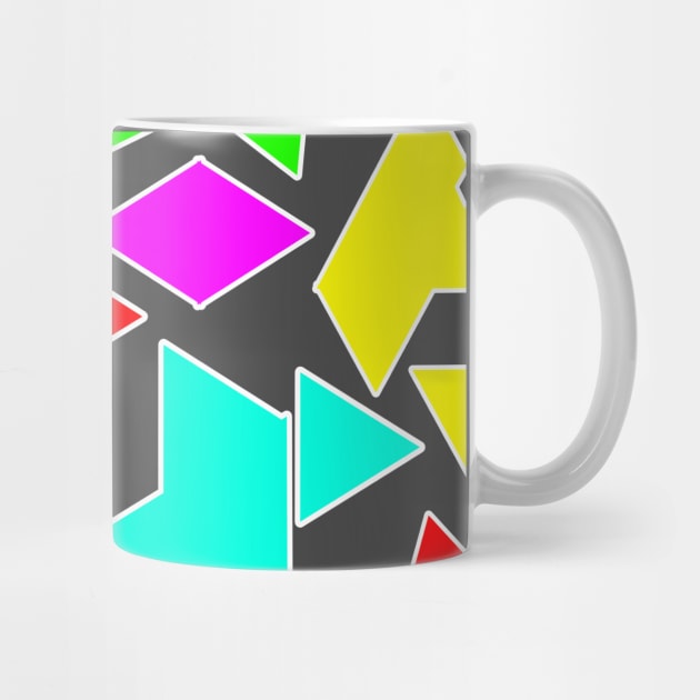 Colorful Geometric Pattern by CuratedlyV